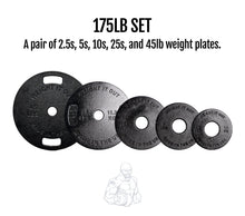 Load image into Gallery viewer, Cast Iron Machined Weight Plate Sets