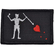 Load image into Gallery viewer, Edward Teach Blackbeard Pirate Flag - 2x3 Patch