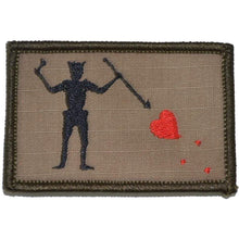 Load image into Gallery viewer, Edward Teach Blackbeard Pirate Flag - 2x3 Patch