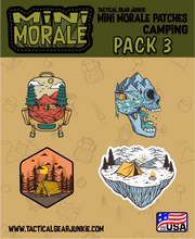 Load image into Gallery viewer, Mini Morale - Wilderness Explorer- Camping Patch Pack 3