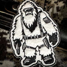 Load image into Gallery viewer, Summit Sentry: Fuzzy Yeti Patch – Conquer the Peaks with Mountain Warfare Style!