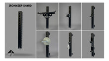 Load image into Gallery viewer, IronKeep Shard Storage Rail – Wall Mounted 3x3 Rack Attachment Organizer (5/8" & 1" Compatible)