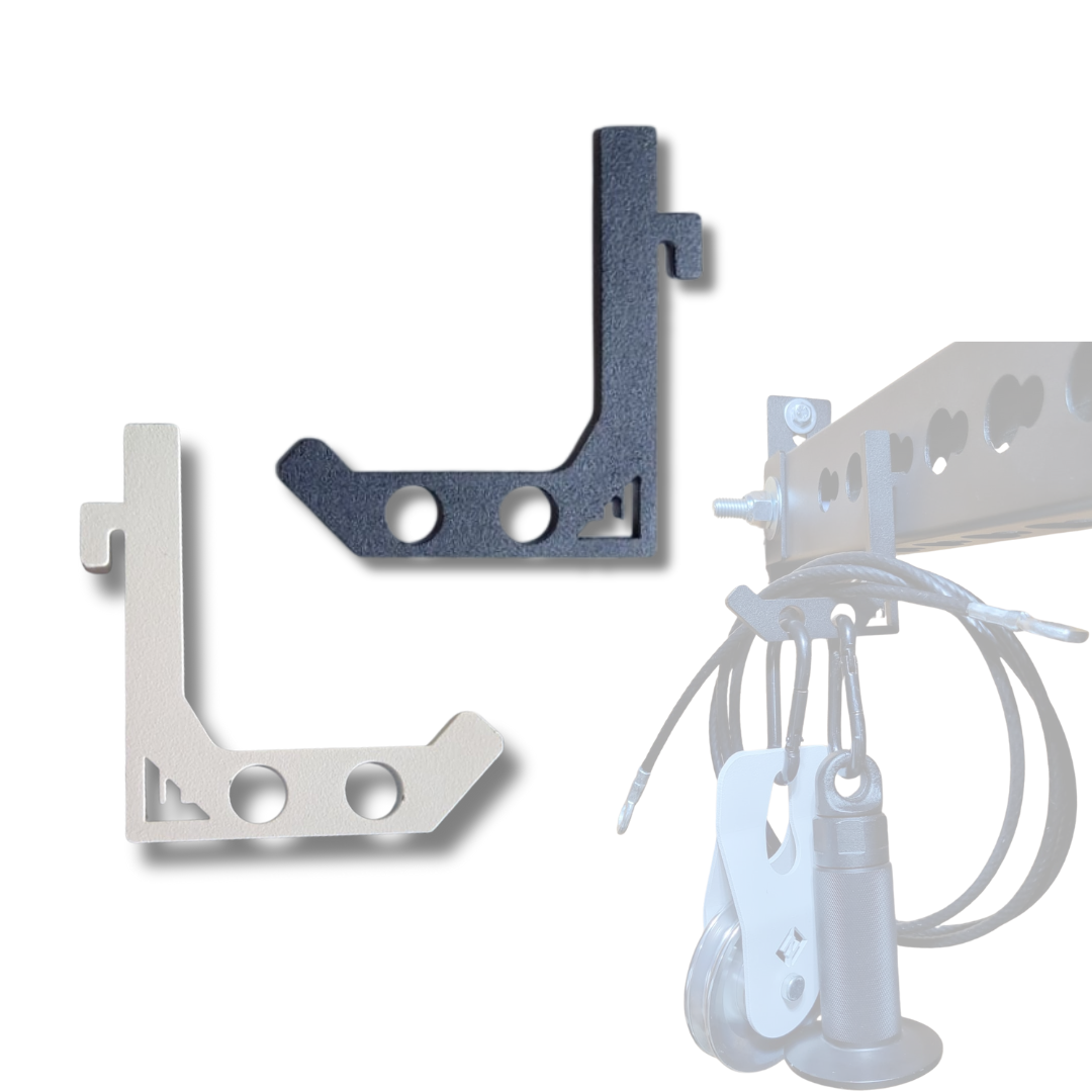 IronKeep QuickHang Storage Hook – ¼” USA Steel Quick-Attach Rack Hook for Weight Plates, Bands & Cable Attachments