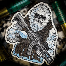 Load image into Gallery viewer, Abominable Snowman Tactical Yeti With AR-15 3.75" Fully Embroidered Patch