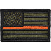 Load image into Gallery viewer, Thin Orange Line Search & Rescue USA Flag - 2x3 Patch