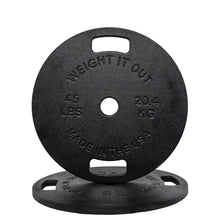 Load image into Gallery viewer, Cast Iron Machined Weight Plate Sets