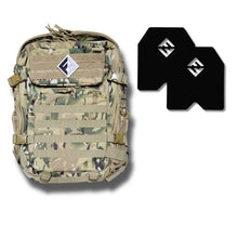 Load image into Gallery viewer, Rucking Pack with Weight Plate Combo