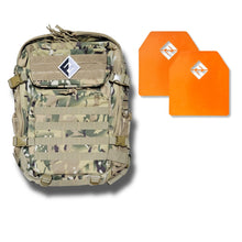Load image into Gallery viewer, Rucking Pack with Weight Plate Combo