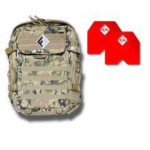 Load image into Gallery viewer, Rucking Pack with Weight Plate Combo