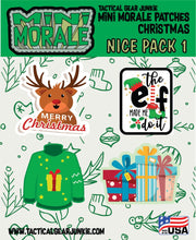 Load image into Gallery viewer, Mini Morale - Christmas Nice Patch Pack 1
