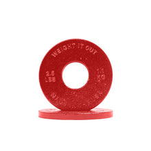 Load image into Gallery viewer, Standard 1" Center Hole Cast Iron Machined Weight Plate Pairs
