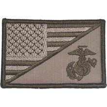 Load image into Gallery viewer, USMC EGA USA Flag - 2.25x3.5 Patch
