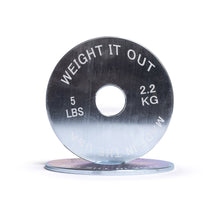 Load image into Gallery viewer, Pre-Order Only: Custom Engraved Solid Steel Calibrated Weight Plate Pairs American Made
