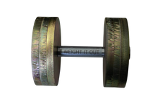 Load image into Gallery viewer, Adjustable Standard 1" Dumbbell Handles Screwable Pair and Collars Solid Steel American Made
