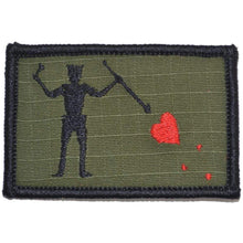 Load image into Gallery viewer, Edward Teach Blackbeard Pirate Flag  - 2x3 Patch
