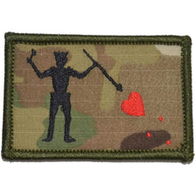 Load image into Gallery viewer, Edward Teach Blackbeard Pirate Flag  - 2x3 Patch
