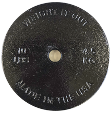 Load image into Gallery viewer, Standard 1" Center Hole Cast Iron Machined Weight Plate Pairs
