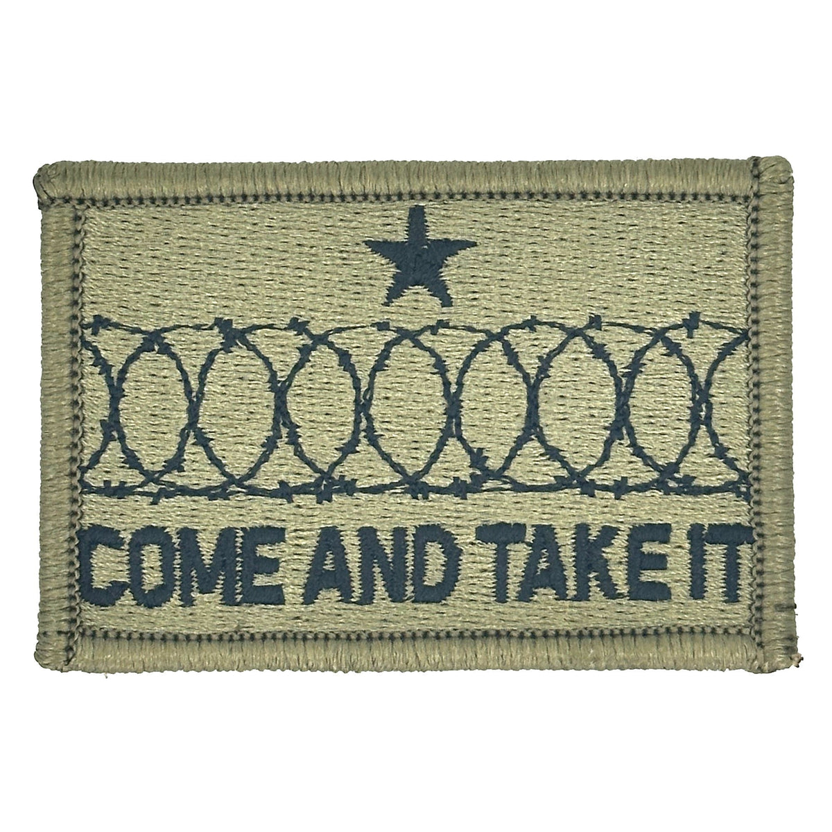 Come And Take It Texas Border Wall Barbed Wire - 2x3 Patch – F and F Steel