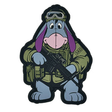 Load image into Gallery viewer, Tactical Eeyore AR15 Callsign SAD - Tactical Pooh Squad - 4" PVC Patch
