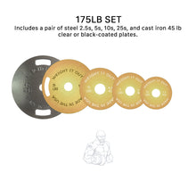 Load image into Gallery viewer, Cast Iron Machined 45lb And Calibrated Solid Steel Weight Plate Sets
