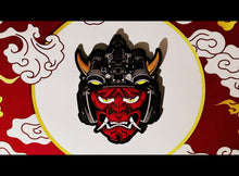 Load image into Gallery viewer, Tactical Oni Samurai with Night Vision Goggles PVC Patch - Unleash Fear and Strength

