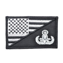 Load image into Gallery viewer, EOD MASTER Explosive Ordnance Disposal USA Flag - 2.25x3.5 Patch
