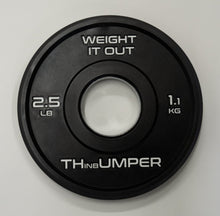 Load image into Gallery viewer, 'Thumper' Thin Bumper Weight Plate Sets. (Thinnest Bumper Plates Ever!)
