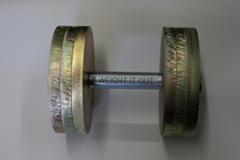 Load image into Gallery viewer, Adjustable Standard 1" Dumbbell Handles Screwable Pair and Collars Solid Steel American Made
