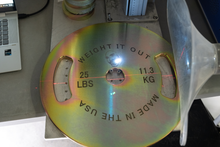 Load image into Gallery viewer, Pre-Order Only: Custom Engraved Solid Steel Calibrated Weight Plate Pairs American Made
