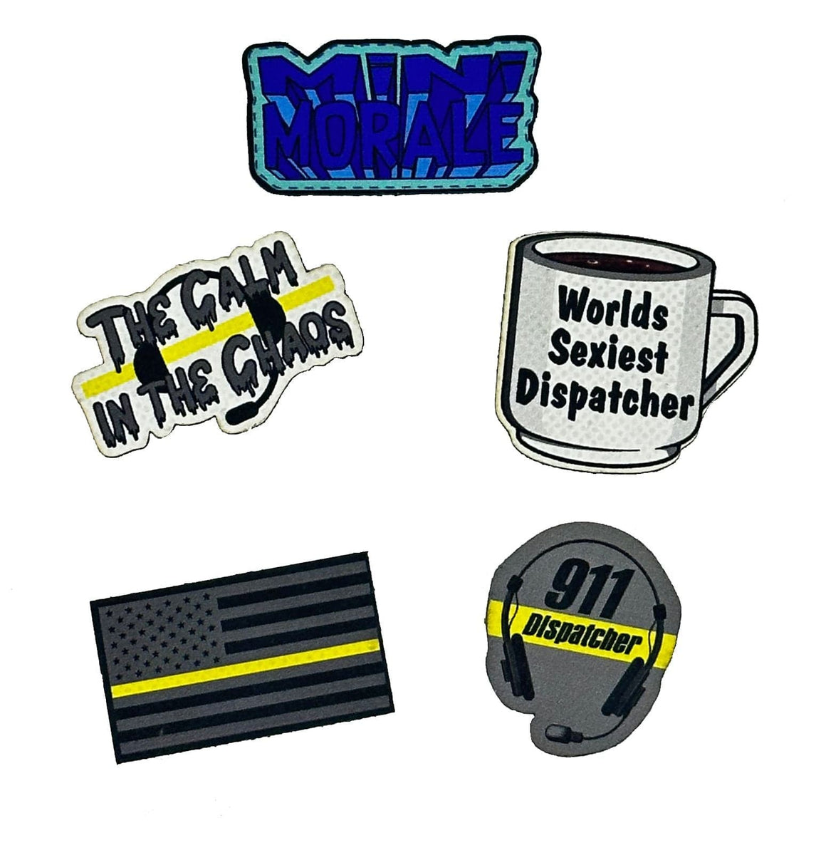 Mini Morale - Police (Dispatcher) Patch Pack 2 – F and F Steel