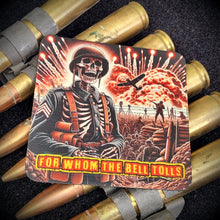 Load image into Gallery viewer, For Whom The Bell Tolls - Laser Cut Printed Patch - #4 in the Metal up your Ass Collection
