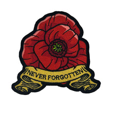 Load image into Gallery viewer, 'Never Forgotten' Poppy - May 2023 POTM - 4 inch Patch - LIMITED EXTENSION
