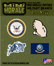 Load image into Gallery viewer, Mini Morale - U.S. Navy Patch Pack 1
