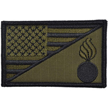 Load image into Gallery viewer, Army Ordnance Corps USA Flag - 2.25x3.5 Patch
