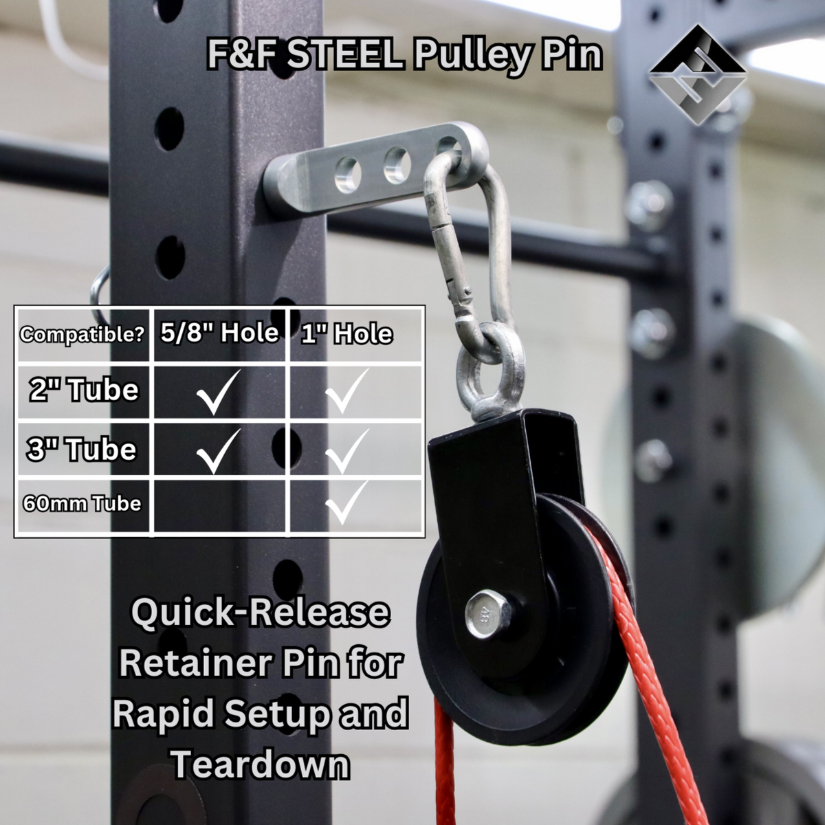Rack Pulley Pin - Fits 2