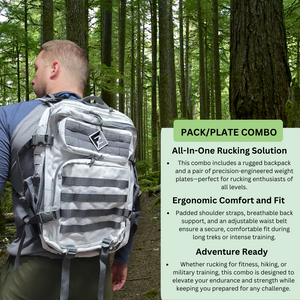 Rucking Pack with Weight Plate Combo