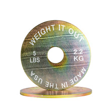 Load image into Gallery viewer, Cast Iron Machined 45lb And Calibrated Solid Steel Weight Plate Sets

