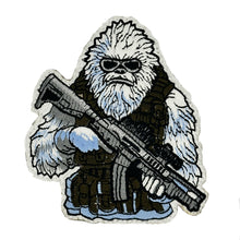Load image into Gallery viewer, Abominable Snowman Tactical Yeti With AR-15 3.75" Fully Embroidered Patch
