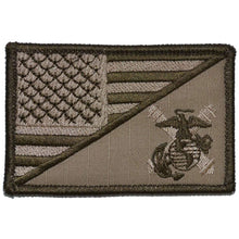 Load image into Gallery viewer, USMC Artillery USA Flag - 2.25x3.5 Patch
