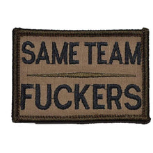 Load image into Gallery viewer, Same Team Fuckers - 2x3 Patch
