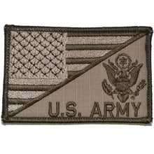 Load image into Gallery viewer, US Army Crest With Text USA Flag - 2.25x3.5 Patch
