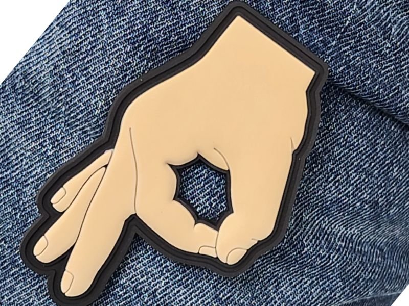 Gotcha Circle Game Fingers PVC Patch - If you look you get hit! – F and ...