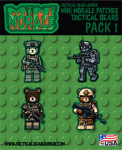 Load image into Gallery viewer, Mini Morale - Tactical Bears - Block Style - Pack 1
