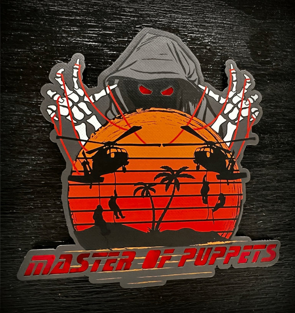 Master Of Puppets - Printed Vinyl Patch - VIP Members only – F and F Steel