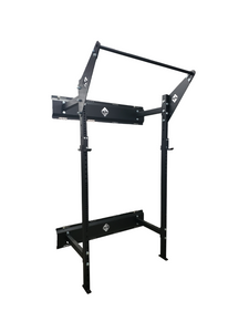 Compact Power Rack with Pull Up Bar - Heavy Duty - F&F STEEL