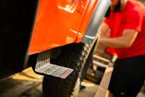 Jeep CJ5 Steps (Pair) - F&F STEEL